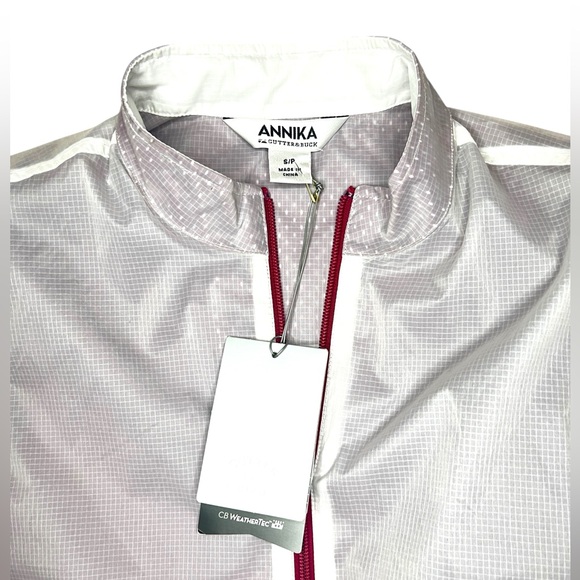 Annika Cutter & Buck Cinched Waist Women's Vest - Size S - Below Hips NEW - Picture 13 of 16